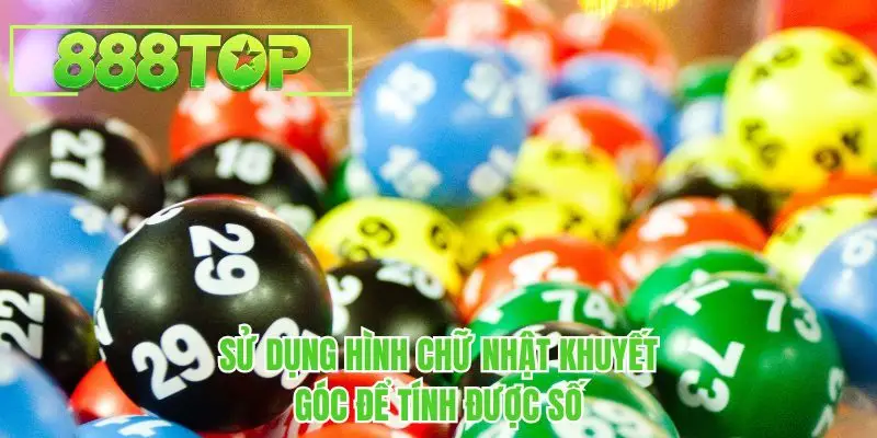 Sử dụng hình chữ nhật khuyết góc để tính được số